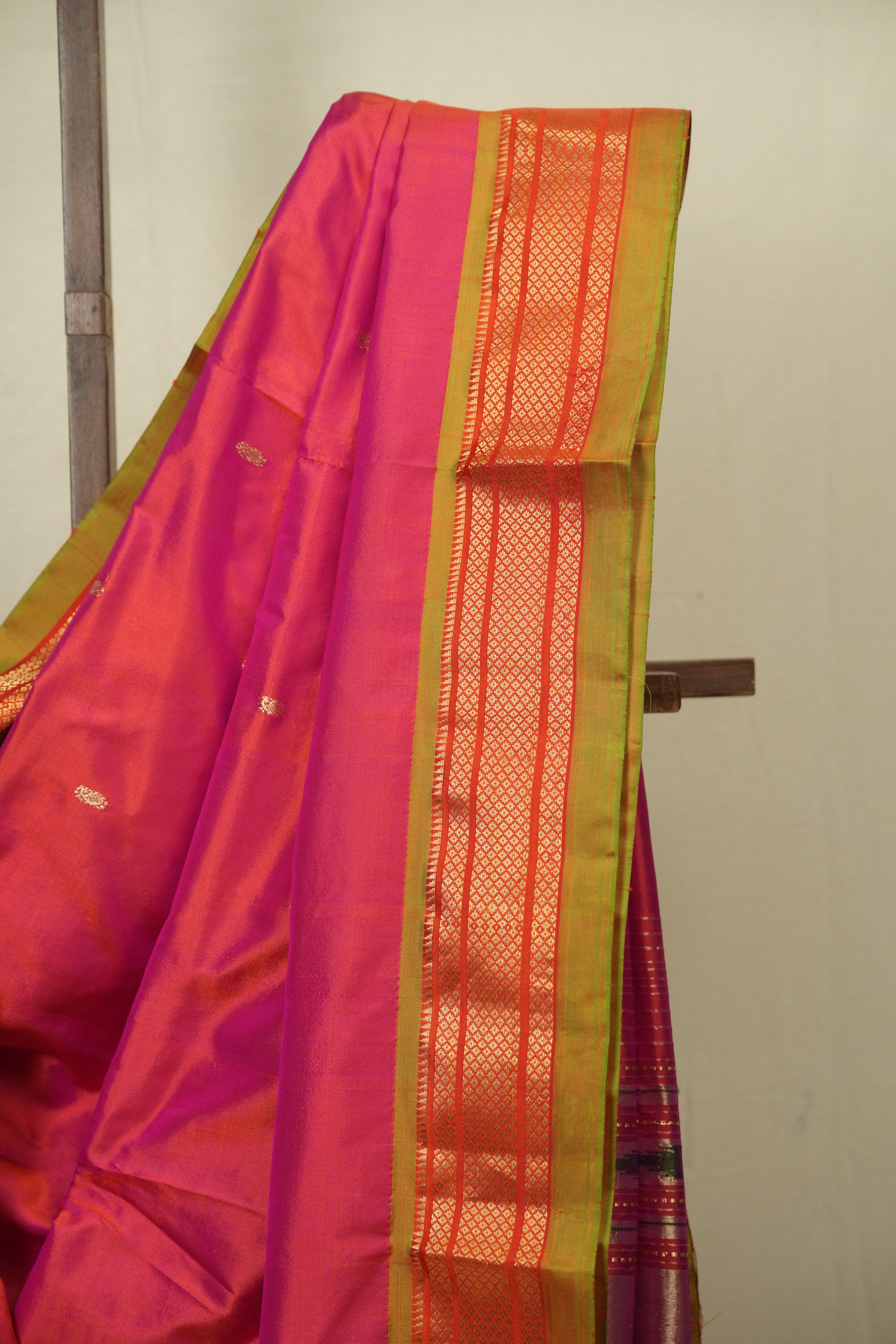 Pink Silk Paithani Saree - SRPSPS794