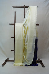 Cream Kanjivaram Silk Saree - SRCKSS872