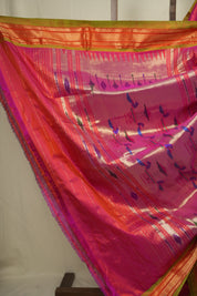 Pink Silk Paithani Saree - SRPSPS794