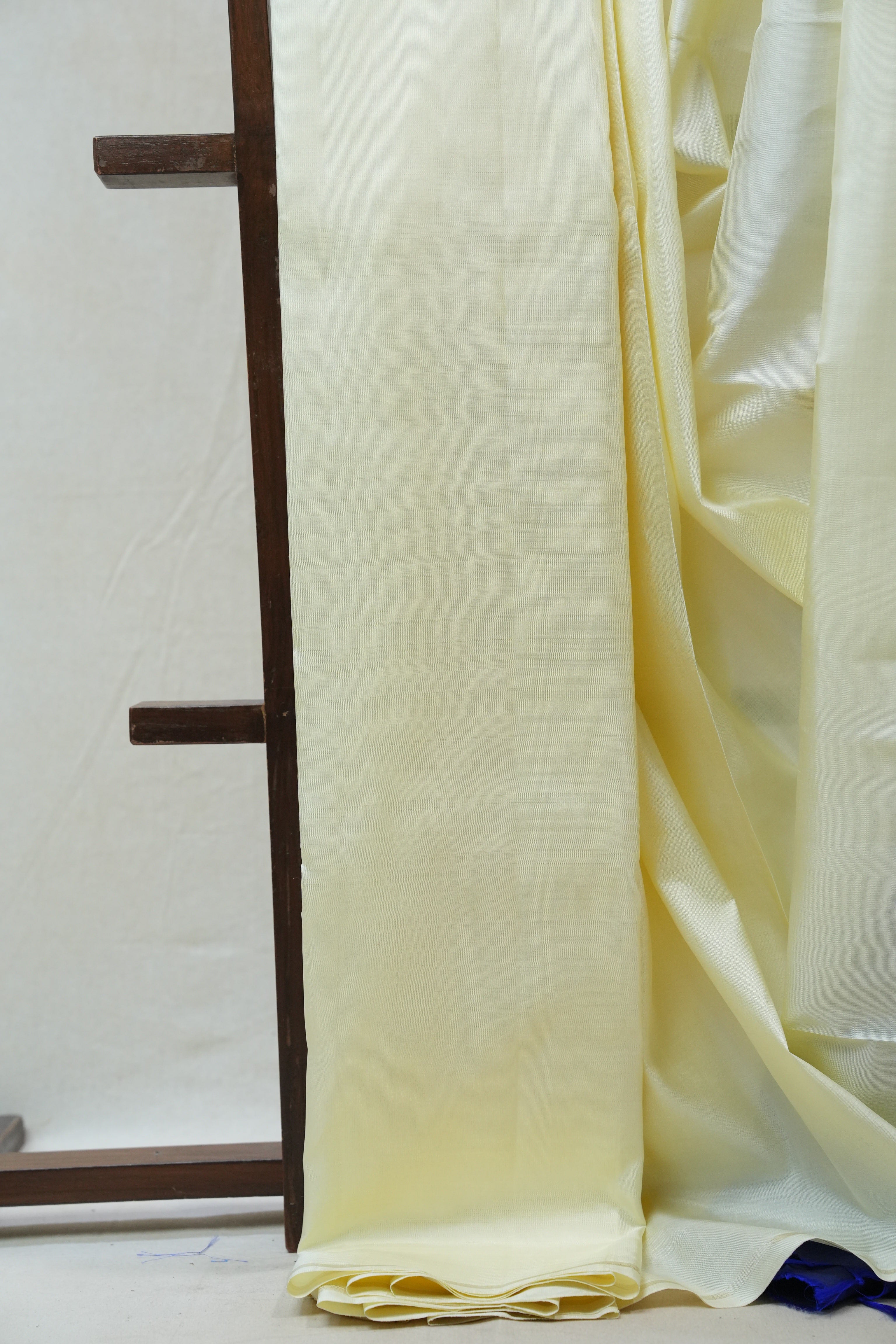 Cream Kanjeevaram Silk Saree - SRCKSS872