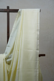 Cream Kanjeevaram Silk Saree - SRCKSS872