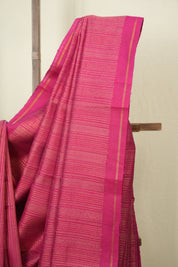 Rani Pink Raw Silk Saree - SRRPRSS1028