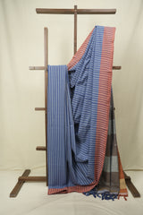 Blue Cotton Ilkal Saree - SRBCIS1066