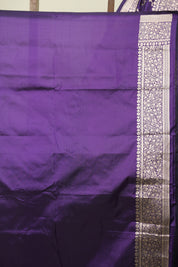 Deep Purple Banarasi Silk Saree - SRDPBSS962