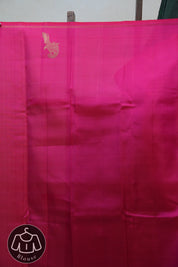 Dark Green Kanjivaram Silk Saree - SRDGKSS879
