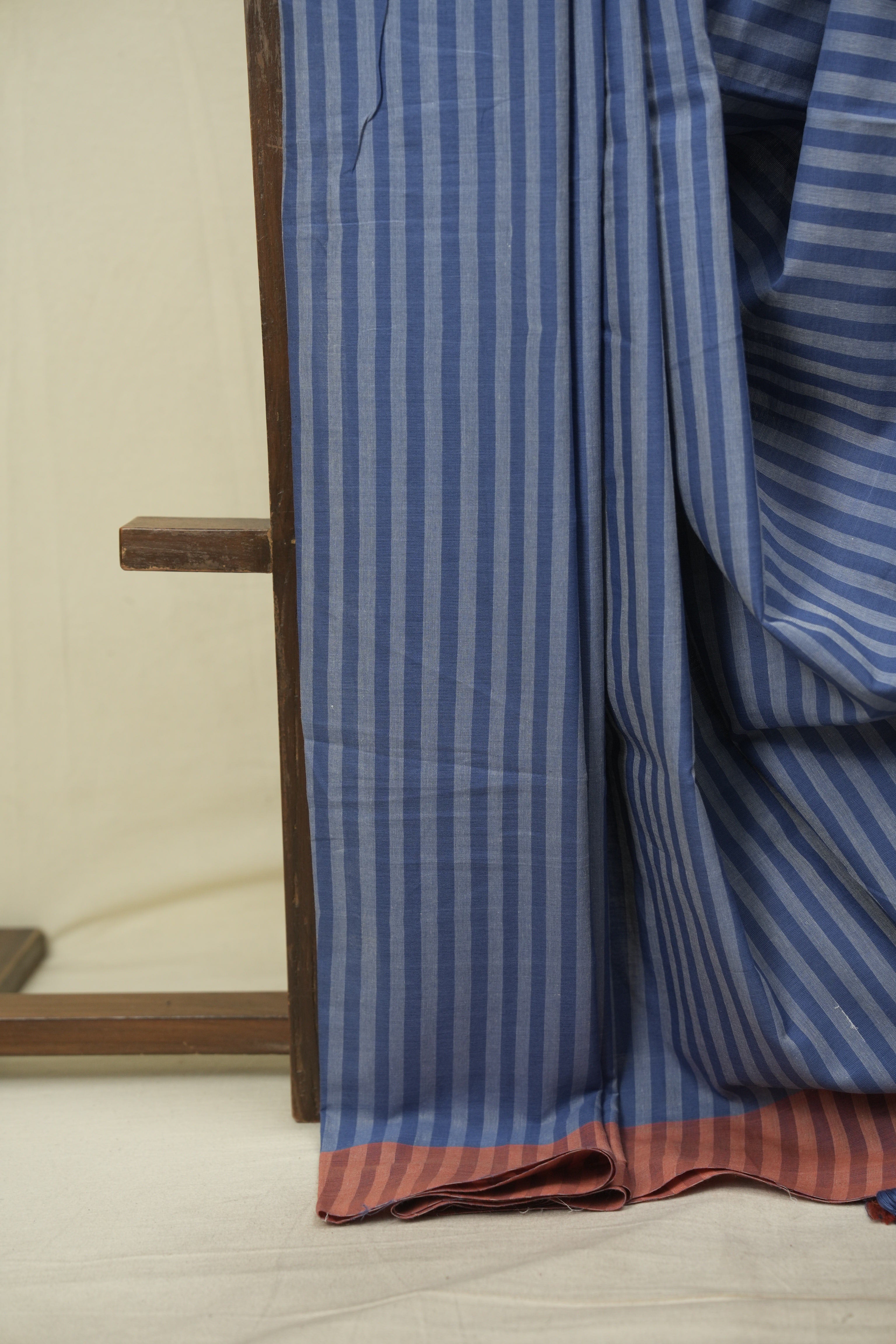 Blue Cotton Ilkal Saree - SRBCIS1066