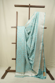 Aqua Banarasi Silk Saree - SRABSS957