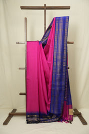Pink Raw Silk Saree - SRPRSS1047