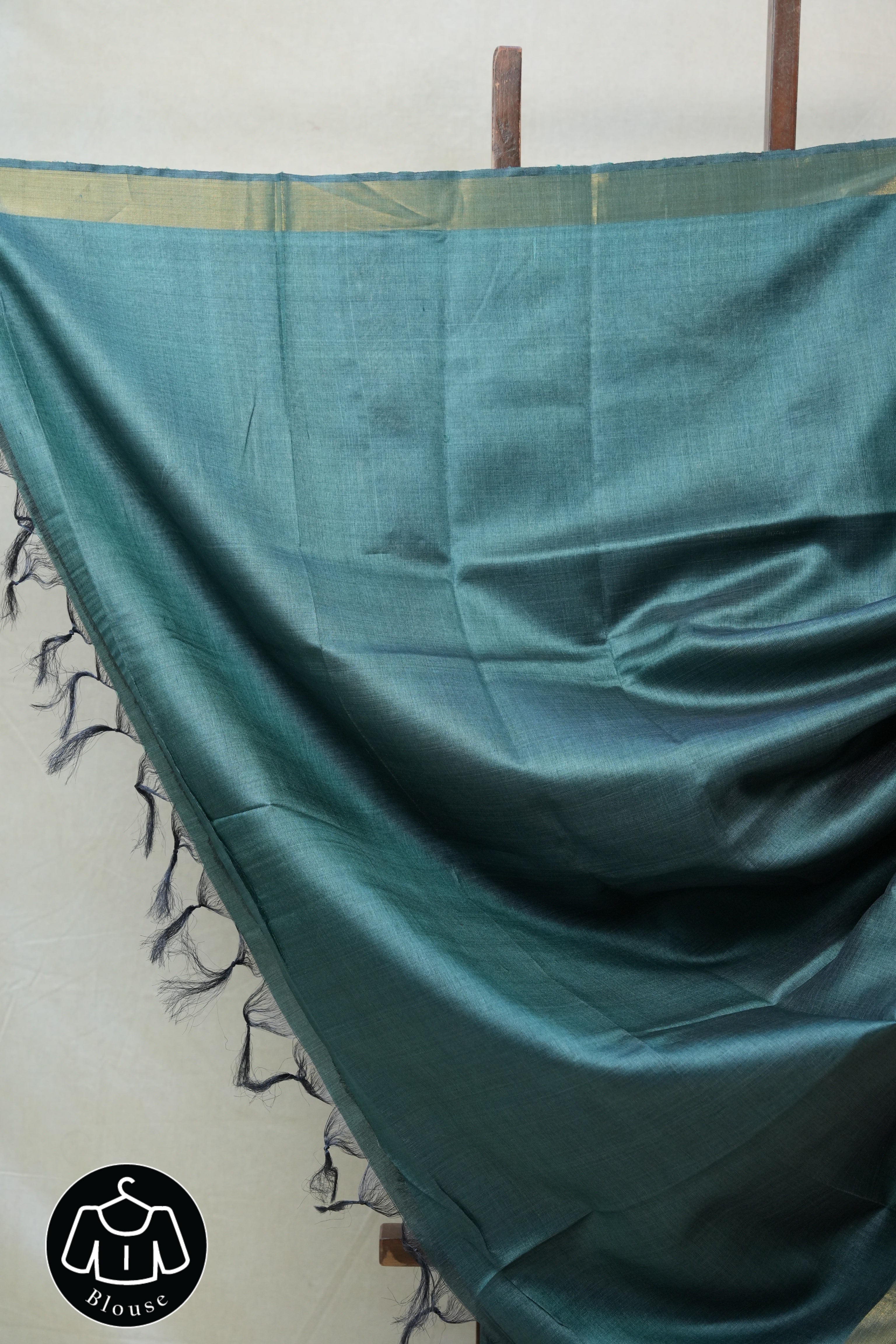 Green Tussar Silk Saree - SRGTSS1260