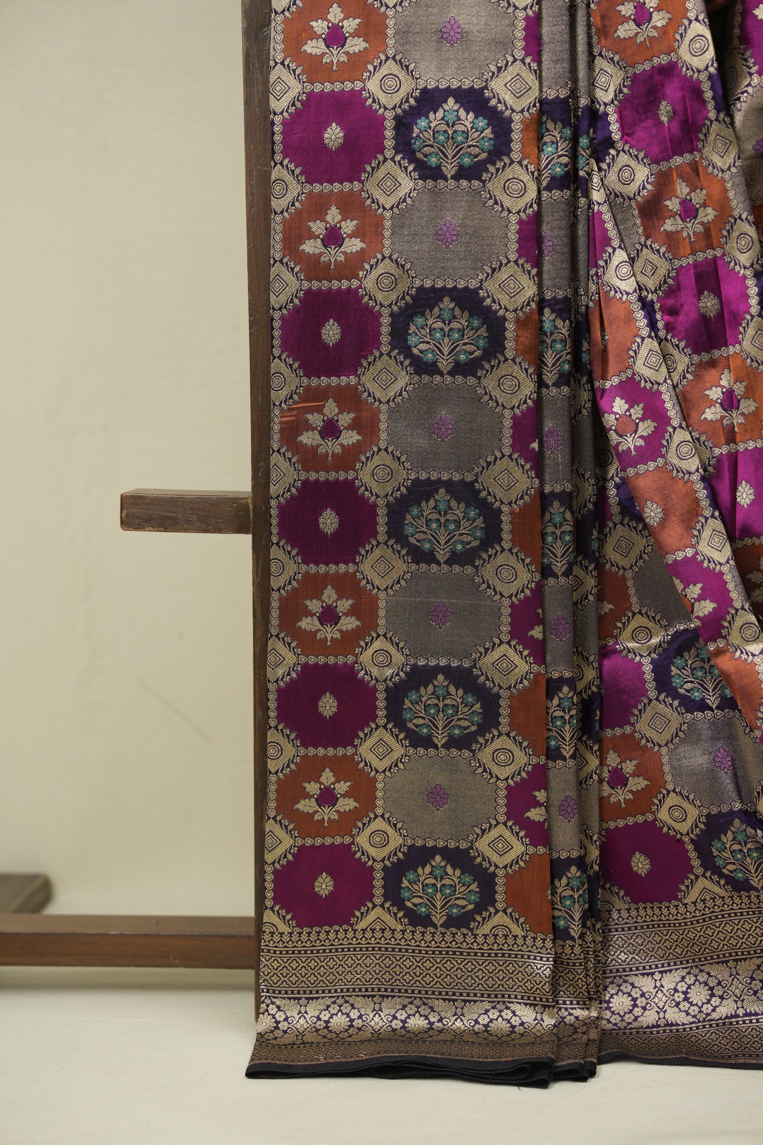 Multicolour Banarasi Silk Saree - SRMBSS923