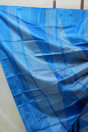 Blue Tussar Silk Saree - SRBTSS1255