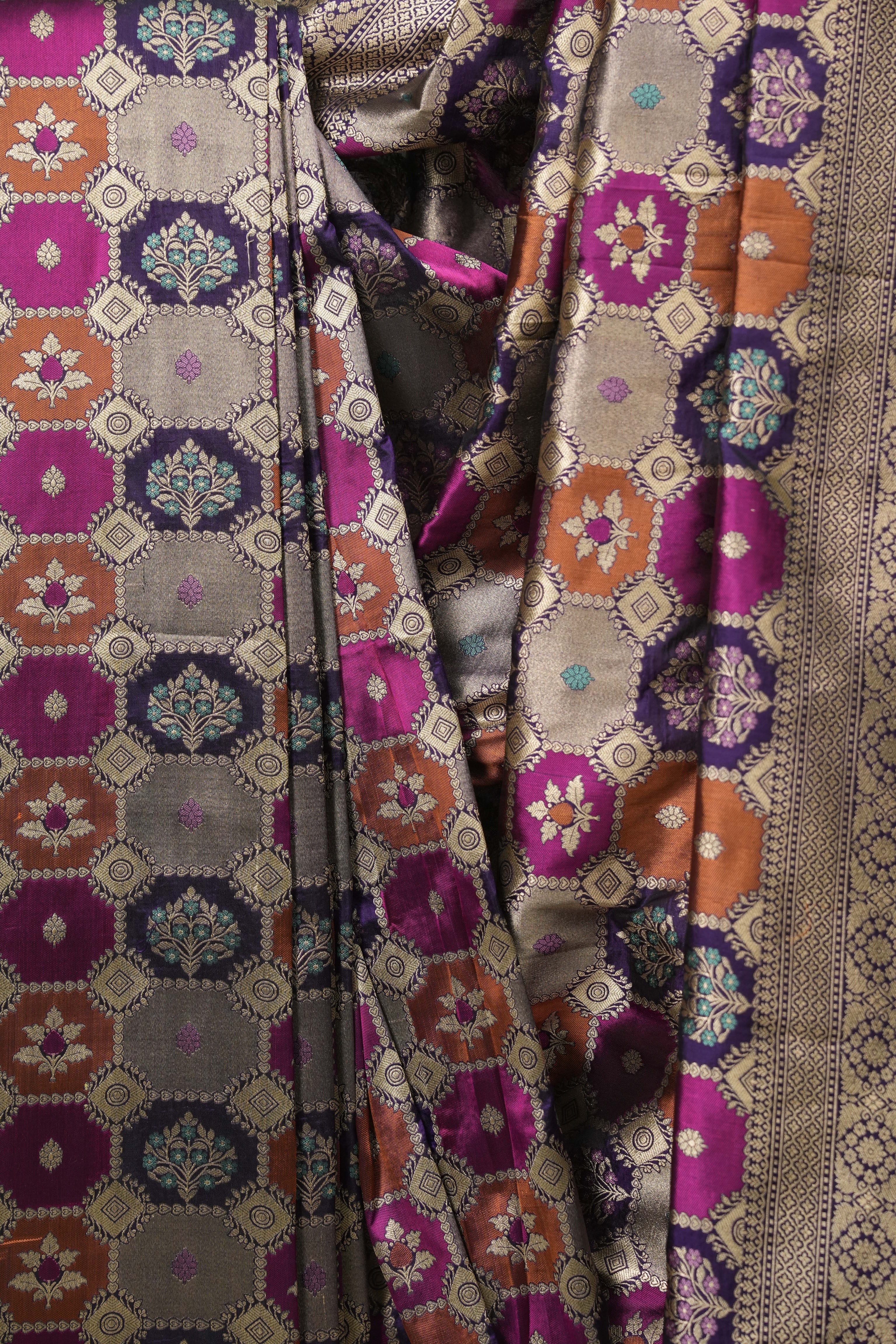 Multicolour Banarasi Silk Saree - SRMBSS923