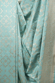 Aqua Banarasi Silk Saree - SRABSS957