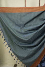Blue Cotton Ilkal Saree - SRBCIS1066