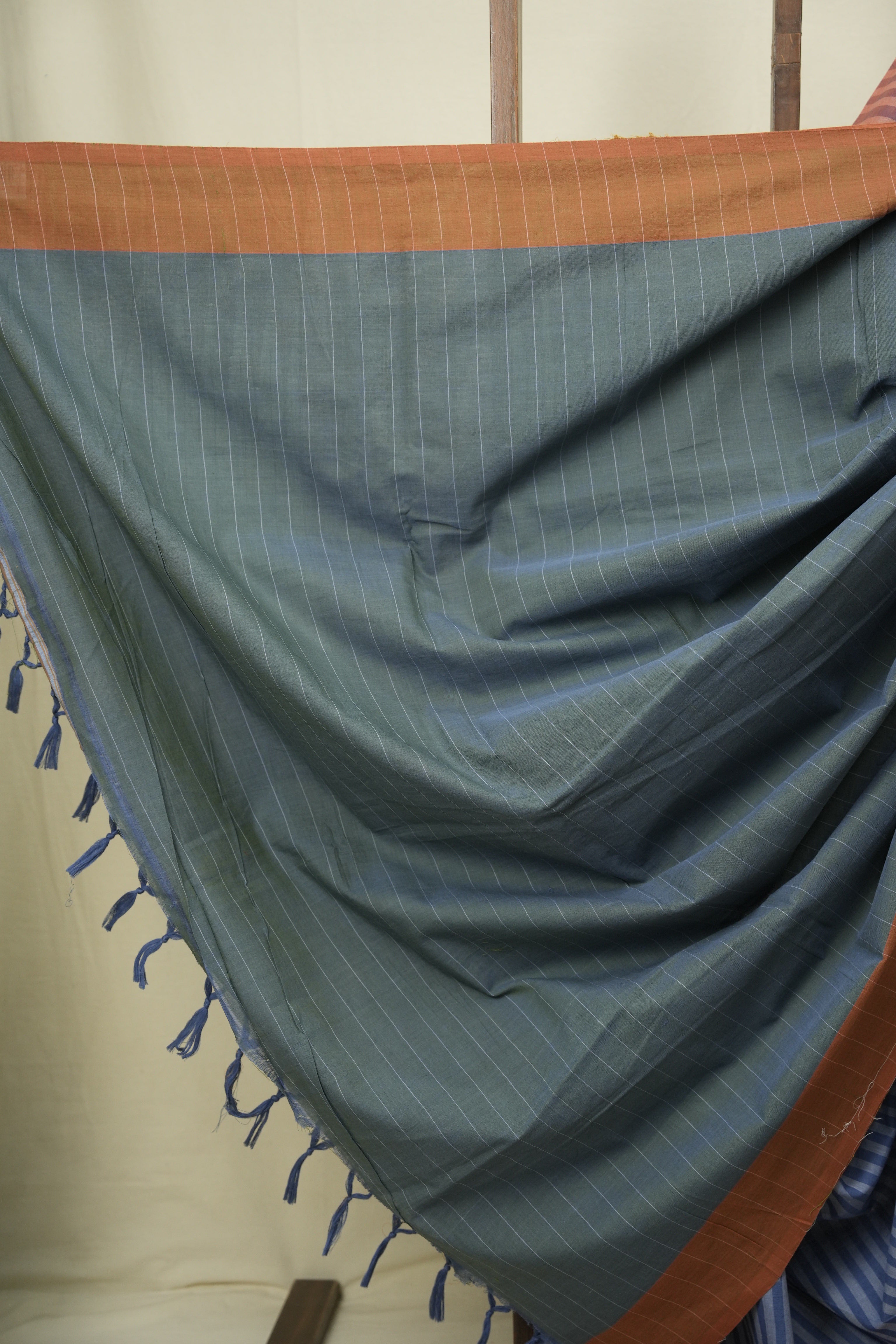 Blue Cotton Ilkal Saree - SRBCIS1066