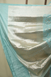 Aqua Banarasi Silk Saree - SRABSS957