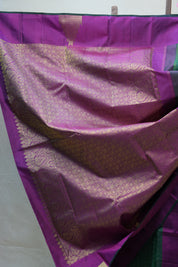 Dark Green Kanjeevaram Silk Saree - SRDGKSS921