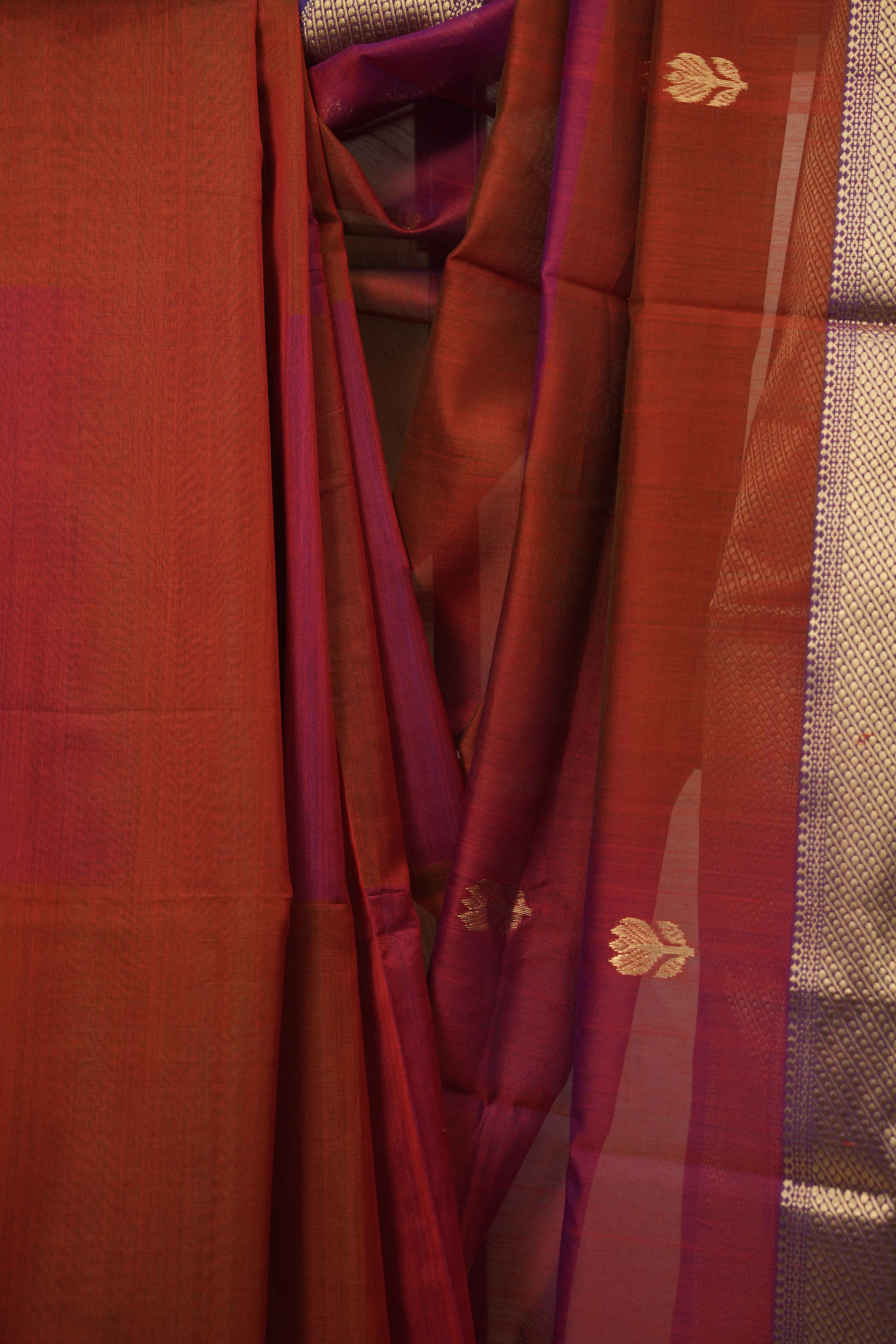Multicolour Maheshwari Saree - SRMMS1326