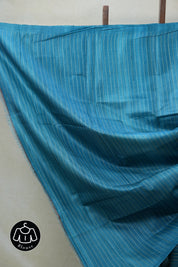 Rama Blue Tussar Silk Saree - SRRBTSS1252