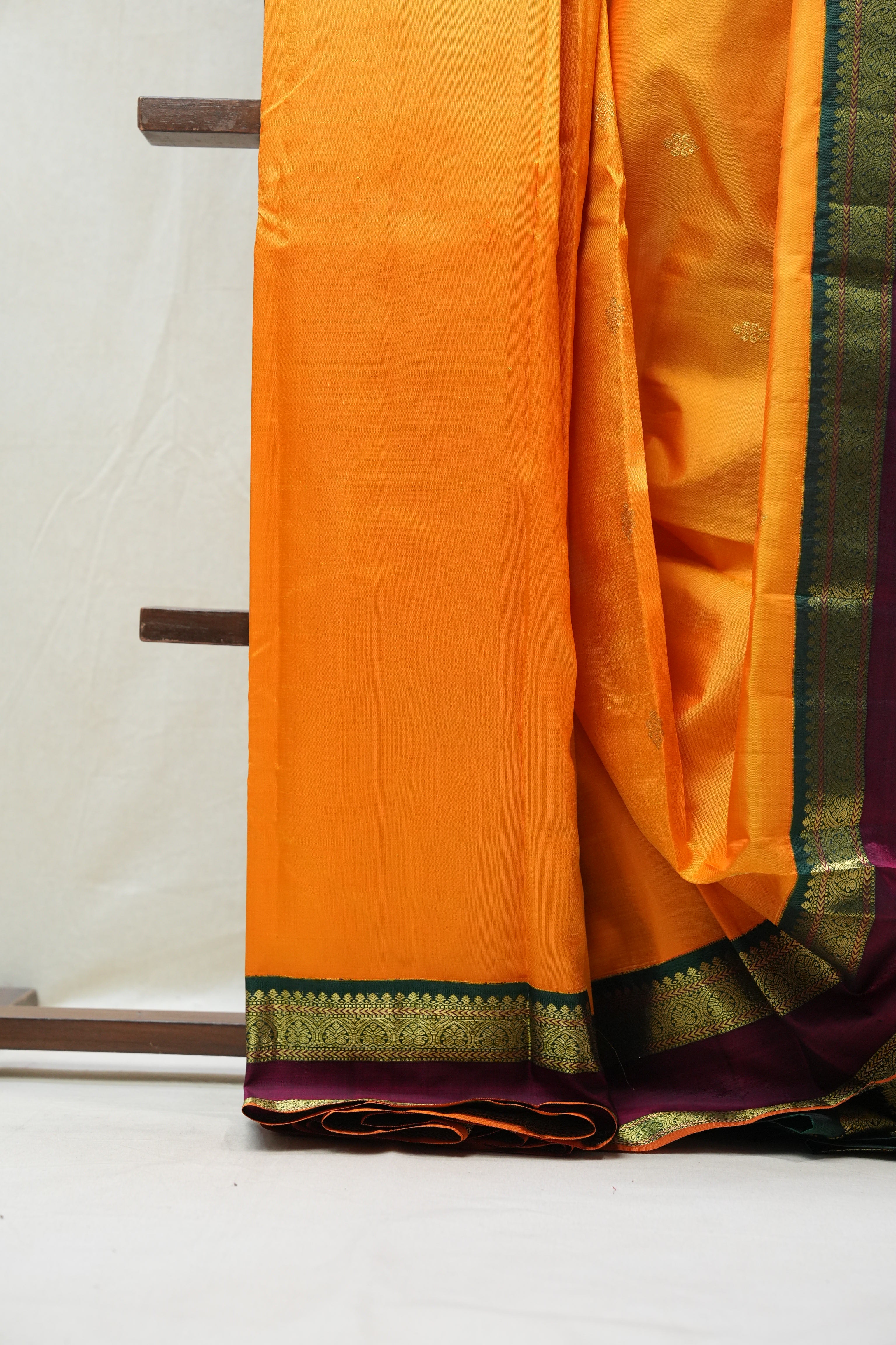 Orange Kanjeevaram Silk Saree - SROKSS917