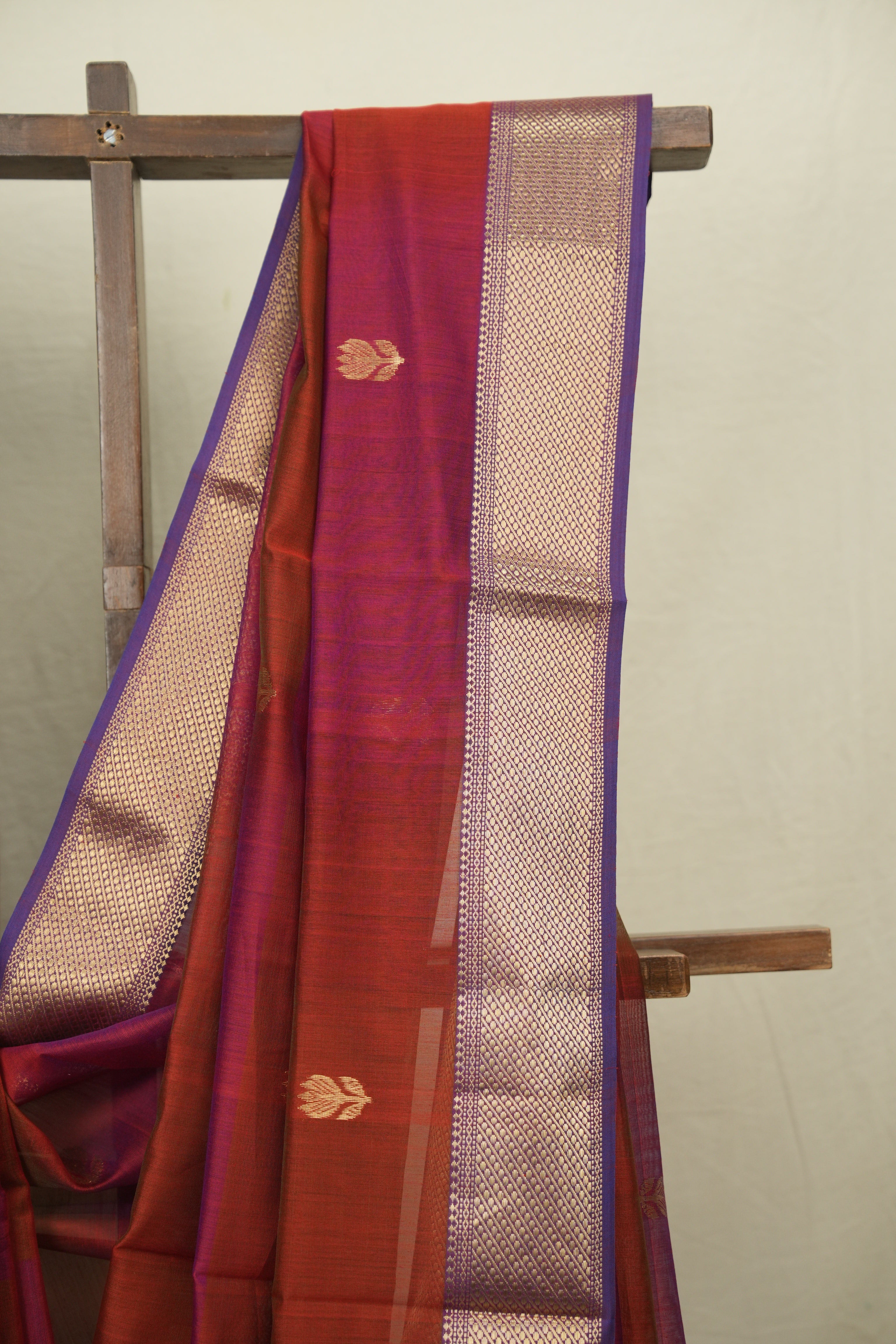 Multicolour Maheshwari Saree - SRMMS1326