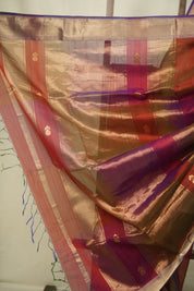 Multicolour Maheshwari Saree - SRMMS1326
