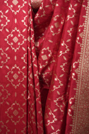 Red Banarasi Silk Saree - SRRBSS963