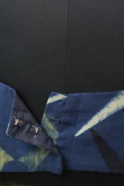Indigo Blue HBP Ajrakh Cotton Blouse - SRIBACB45