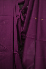 Purple Maheshwari Saree - SRPMS1337