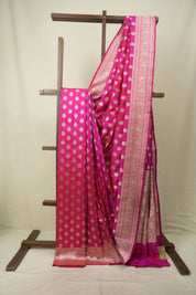 Pink Banarasi Silk Saree - SRPBSS964