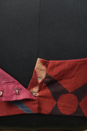 Maroon HBP Ajrakh Cotton Blouse - SRMACB44