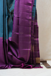 Multicolor Kanjivaram Silk Saree - SRMKSS912