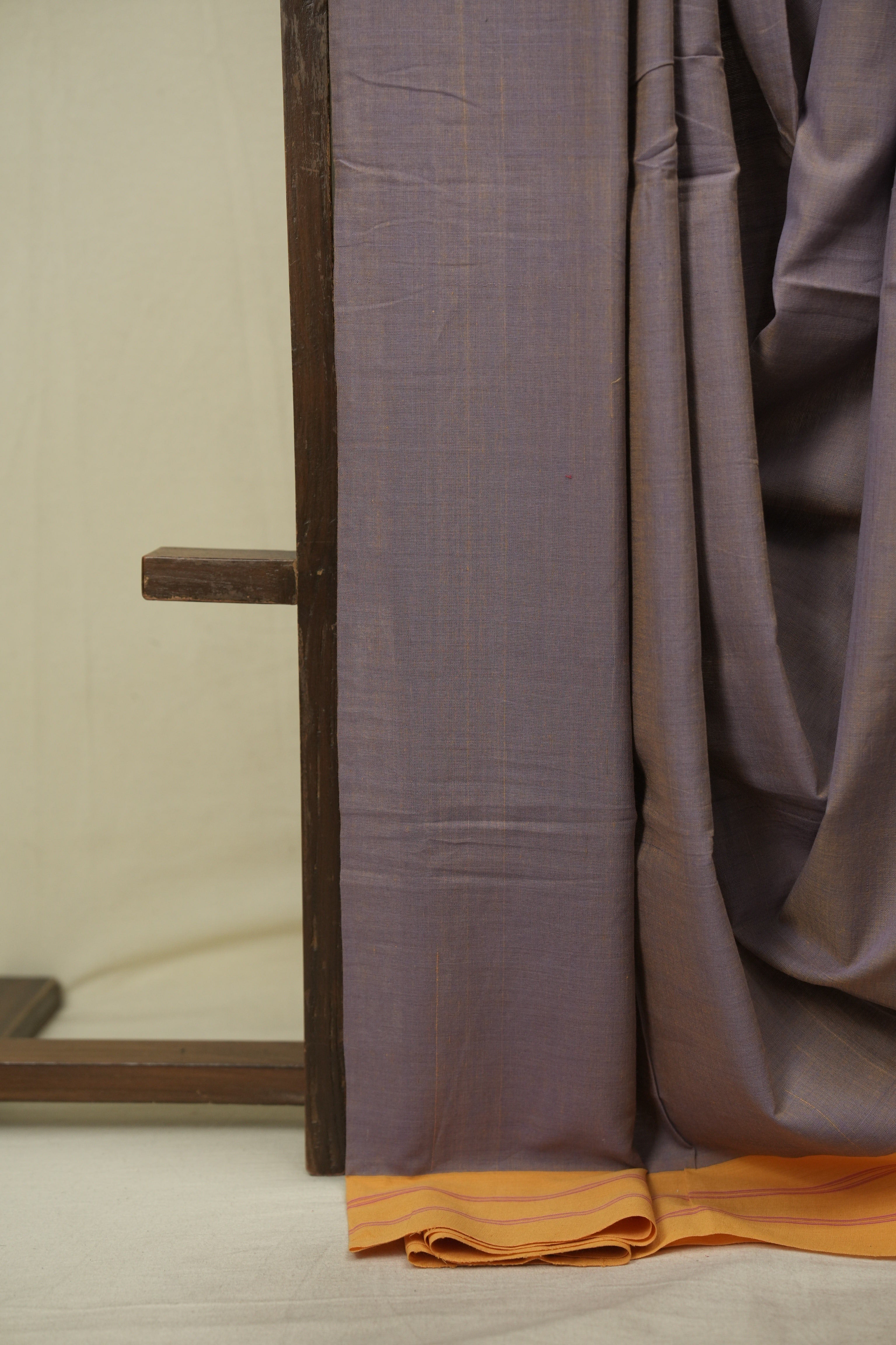 Two Tone Purple Cotton Ilkal Saree - SRPCIS1063