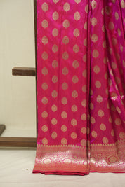 Pink Banarasi Silk Saree - SRPBSS964
