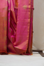 Kanak Pushpi Kanjeevaram Silk Saree - Saavari - SSKPKSS80
