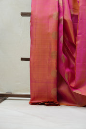 Kanak Pushpi Kanjeevaram Silk Saree - Saavari - SSKPKSS80