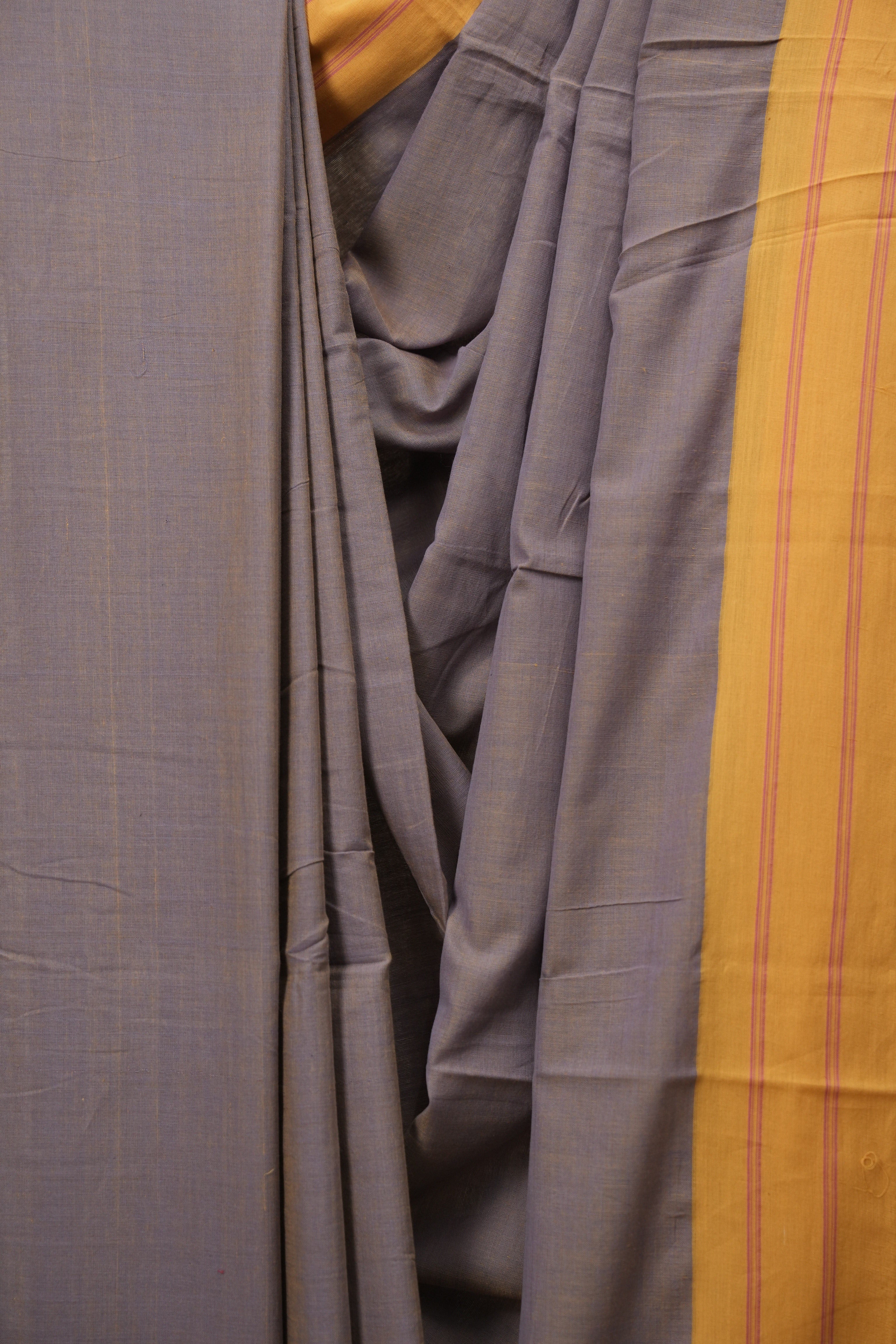 Two Tone Purple Cotton Ilkal Saree - SRPCIS1063