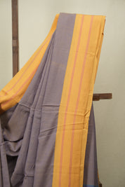 Two Tone Purple Cotton Ilkal Saree - SRPCIS1063