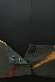 Dusty Green HBP Ajrakh Cotton Blouse - SRDGACB46