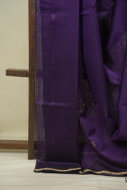 Purple Maheshwari Saree - SRPMS1336
