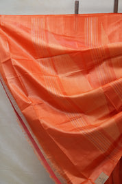 Orange Tussar Silk Saree - SROTSS1311
