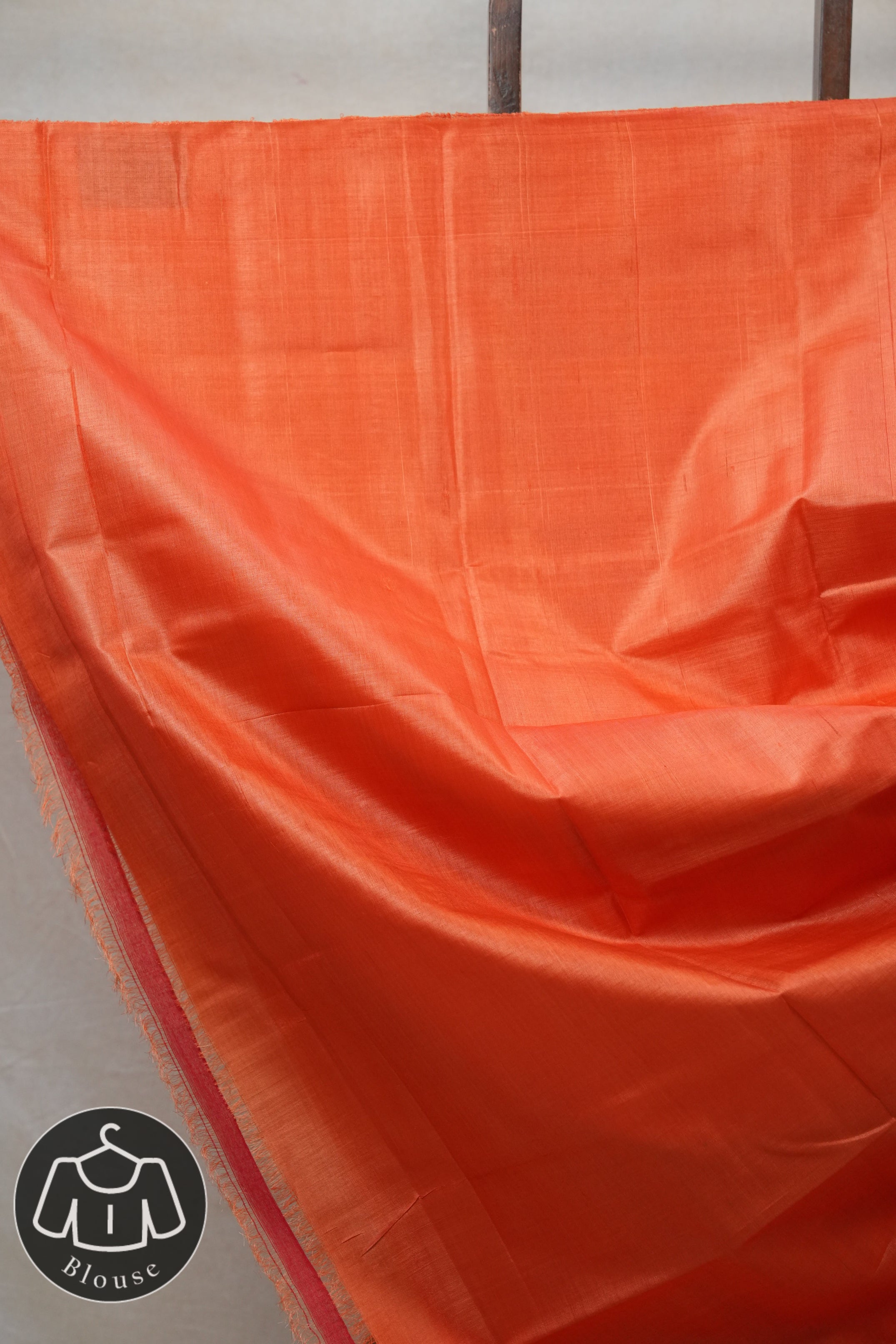 Orange Tussar Silk Saree - SROTSS1311