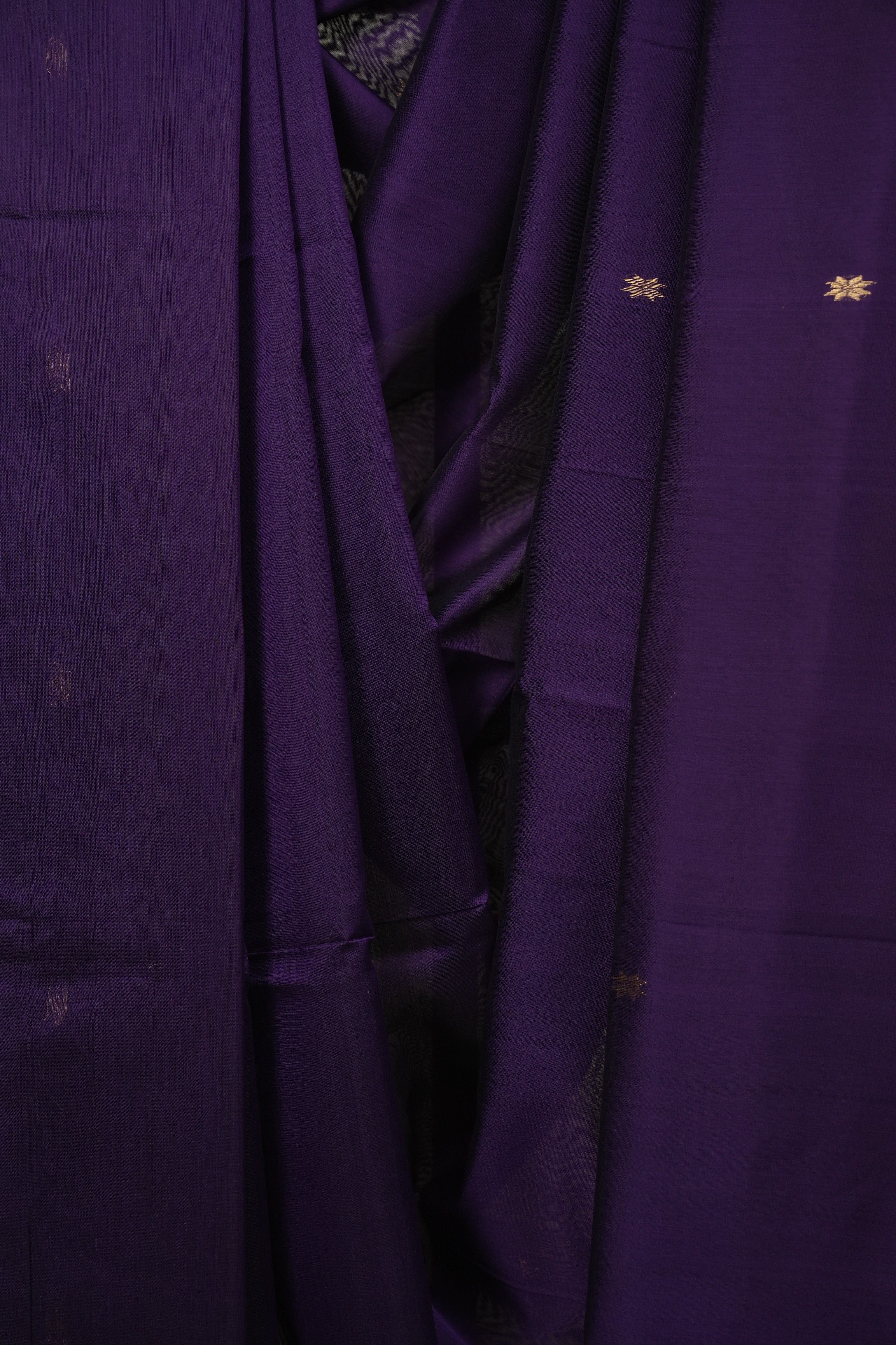 Purple Maheshwari Saree - SRPMS1336