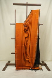 Orange Maheshwari Saree - SROMS1339