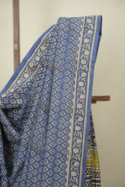 Blue HBP Cotton Saree - SRBCS3606