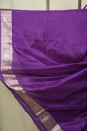 Purple Banarasi Silk Saree - SRPBSS965