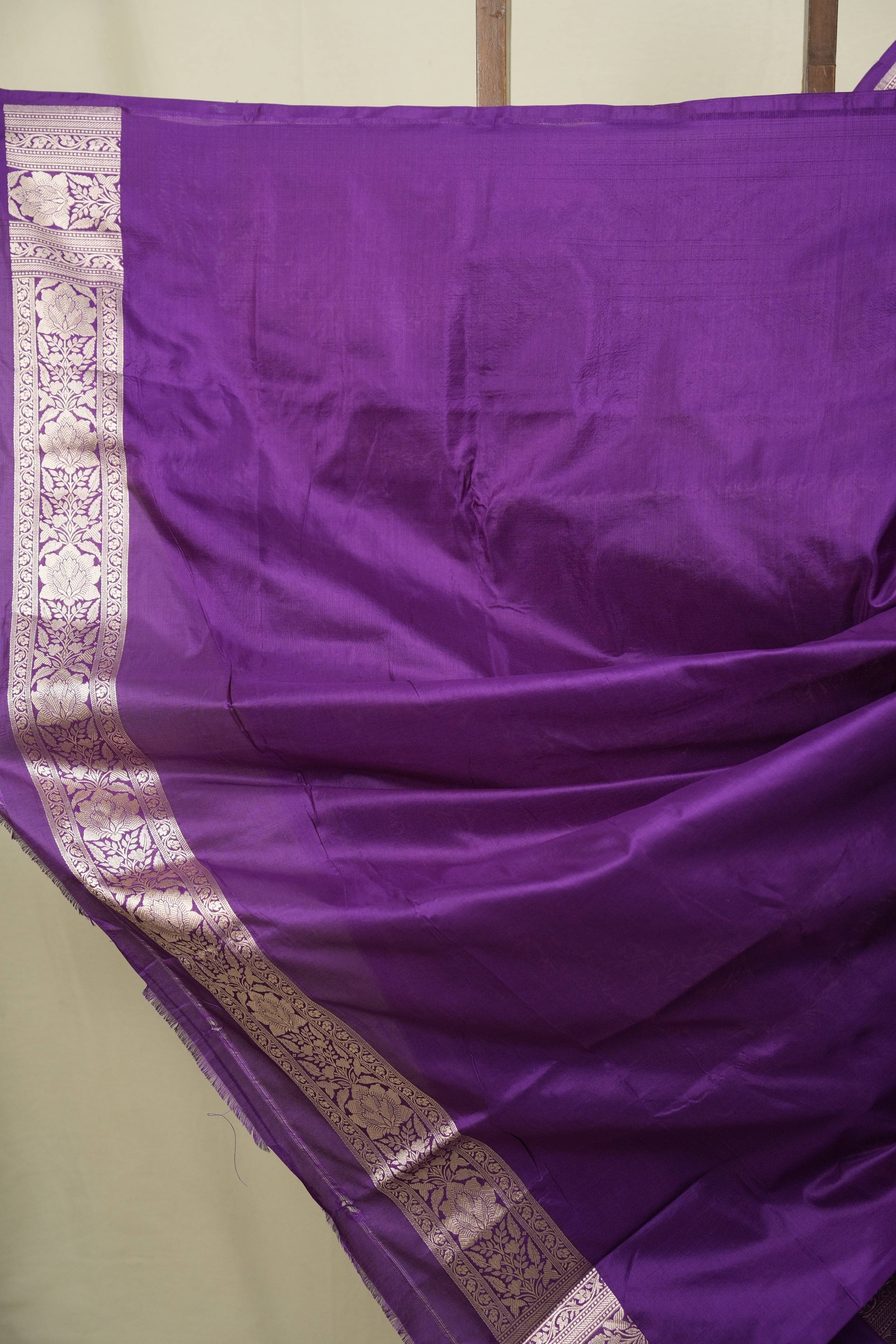 Purple Banarasi Silk Saree - SRPBSS965