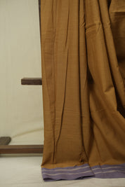 Mustard Cotton Ilkal Saree - SRMCIS1048