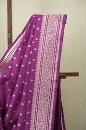 Magenta Banarasi Silk Saree - SRMBSS967