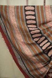 Maroon HBP Cotton Saree - SRMCS3602